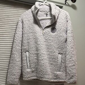 Ivory Ella White Sherpa Pullover